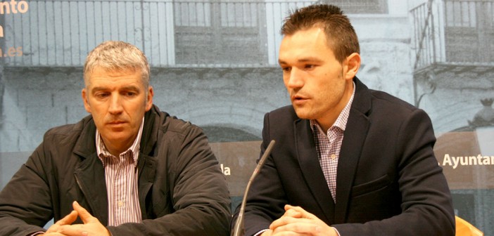 Julio Galán, vicepresidente de SECPA, y Pedro Romero, concejal de Deportes / GMC