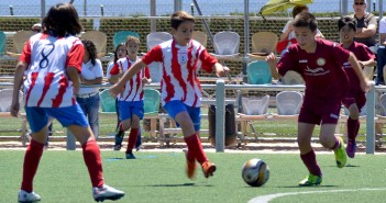 Instante del choque entre el Alevín y el Muleño / I. Azorín