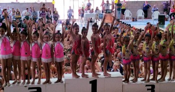 El conjunto benjamín, en lo más alto del podio / CGRY