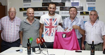 Sergio Moreno, en su presentación ayer en La Constitución / P. Aguilera