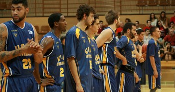 La plantilla del UCAM CB, en el Chumilla la pasada temporada / Archivo