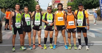 Los corredores del Club Fondistas Yecla, en Jumilla / CFY