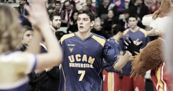 Chumi en un partido con el UCAM / Miriam Cantos Beltra