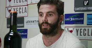 Joselu ofreció sus impresiones tras la victoria ante el Alhama / Á. Ayala