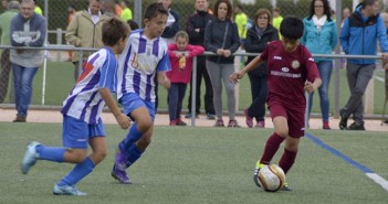 Instante del partido del Alevín B ante el Jumilla / Inma Azorín