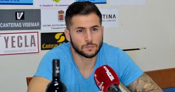 El guardameta Pepelu durante la conferencia de prensa / Inma Azorín