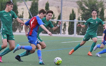 Momento del partido entre el Juvenil A y el Real Murcia / Pascual Aguilera
