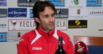 El ahora técnico de la Minera, en sala de prensa / Á. Ayala