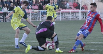 Imagen correspondiente al duelo de ida en Churra / Archivo