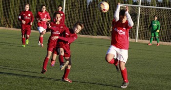 Momento del partido del Alevín B / P. Aguilera