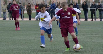 Instante del duelo local de Segunda Alevín / Inma Azorín