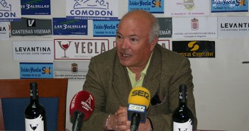 García Tébar, en la sala de prensa de La Constitución el pasado diciembre / Archivo