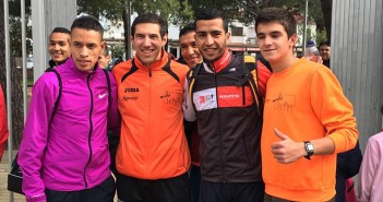 Martínez y Ortuño, junto a otros atletas / C&O Sports