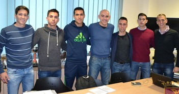 Pedro Campoy, tercero por la derecha / Archivo