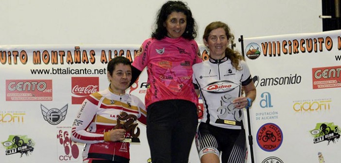 Carolina, en el segundo escalón del podio en Caudete / CCY