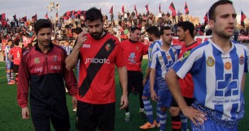 Jugadores del Ciudad y del Lorca, contrariados con la situación / LorcaTodoDeporte.es