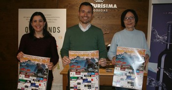 Lucía Muñoz, Pedro Romero y Maria Teresa Ruiz, en la presentación de la prueba / Á. Ayala