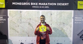 Ripoll, del CCY, en Monegros