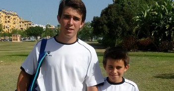 Los hermanos David y Samuel Soriano, en Málaga