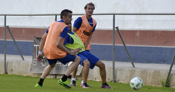 Elías durante un entrenamiento esta temporada / Archivo