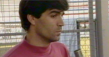 Serafín, en una entrevista en su etapa como futbolista del Yeclano / Teleyecla