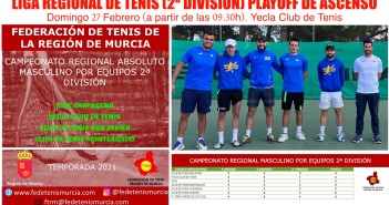 CARTEL LIGA REGIONAL DE TENIS