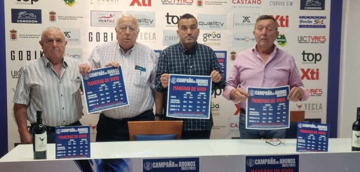 El Yeclano Deportivo presenta la campaña de abonados para la 2022-2023