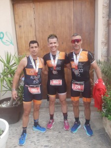 Josan, Raul y Ángel Medio Ironman Peñiscola